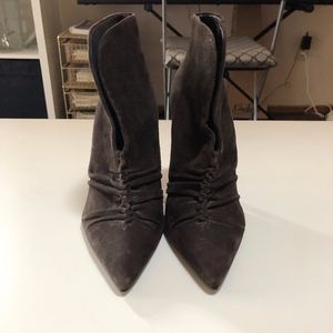 Suede ankle boots